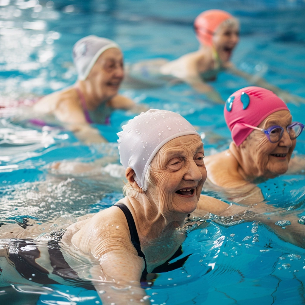 Водні вправи в басейні